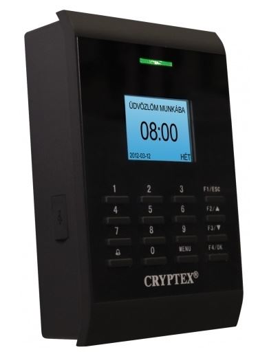 Cryptex CR-302 R/4 proximity olvasós munkaidő kezelő